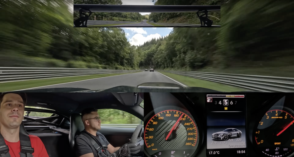 Tuned AMG GT R Makes V8 Music At The Nurburgring